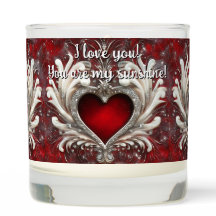 True Heart Custom Valentine's Scented Jar Candle