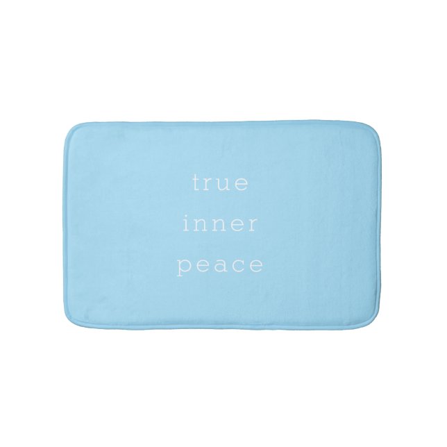 True Inner Peace Minimal Bath Mat (Front)