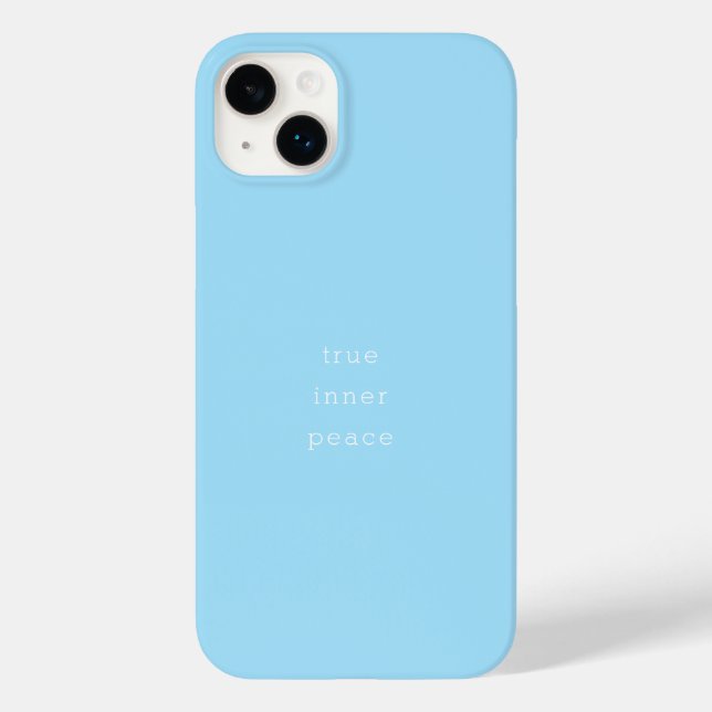 True Inner Peace minimalist iPhone / iPad case (Back)