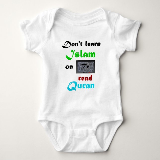 True Islam Read Quran Baby Bodysuit (Front)