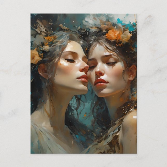 True Lesbian Lovers Postcard (Front)