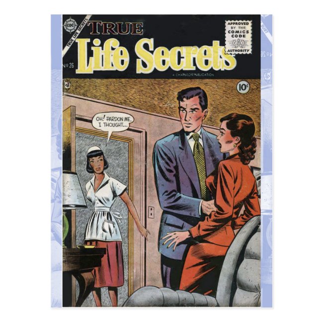 True Life Secrets #26 Postcard