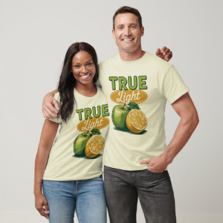 True Light Green Apple Lemon Retro Faith Tee