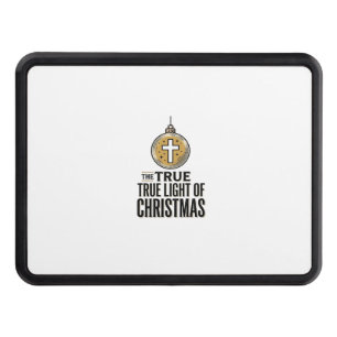 True Light of Christmas Vintage Christian Ornament Hitch Cover