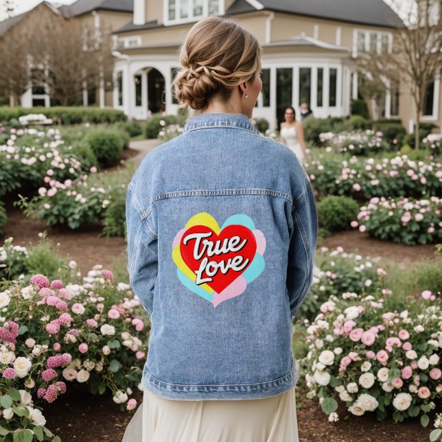 True Love Denim Jacket (Wedding Back)