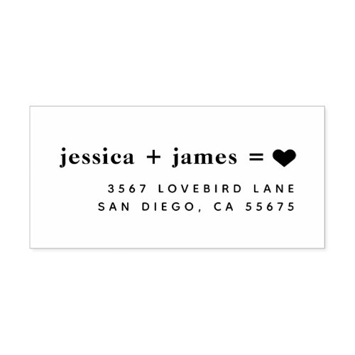 True Love Engagement and Wedding Self_inking Stamp