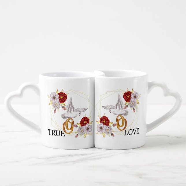  True Love Grows Daily Lovers' mug (Front Nesting)