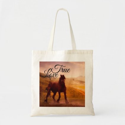 True Love Horse Tote Bag