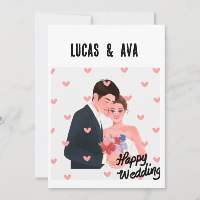 "True Love Invitations" Invitation (Front)