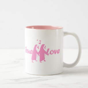 True Love (Penguin) Two-Tone Coffee Mug
