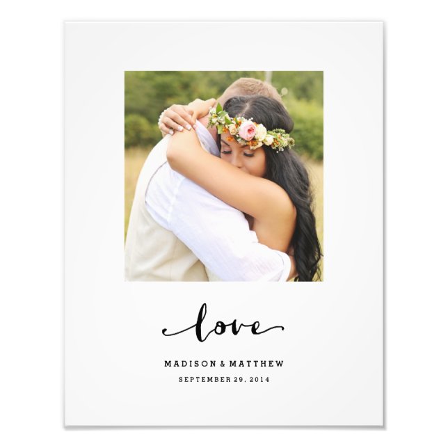 True Love | Personalized Wedding Print (Front)