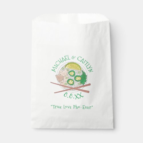 True Love Pho_Ever Vietnamese Soup Wedding Foodie Favor Bag