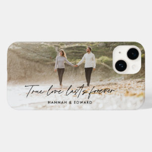 True Love photo modern minimal personalised gift C Case-Mate iPhone 14 Case