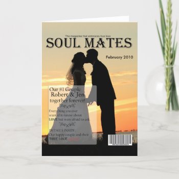 True Love Place Holder  Soul Mates Magazine 1  ... Card by NotionsbyNique at Zazzle