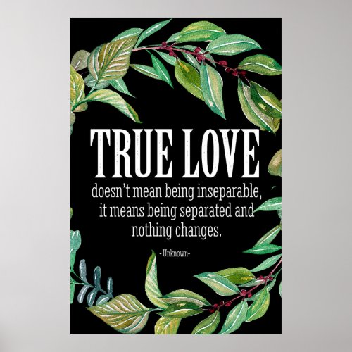 True love poster