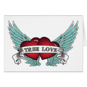 True Love Rockabilly Winged Heart (Front Horizontal)