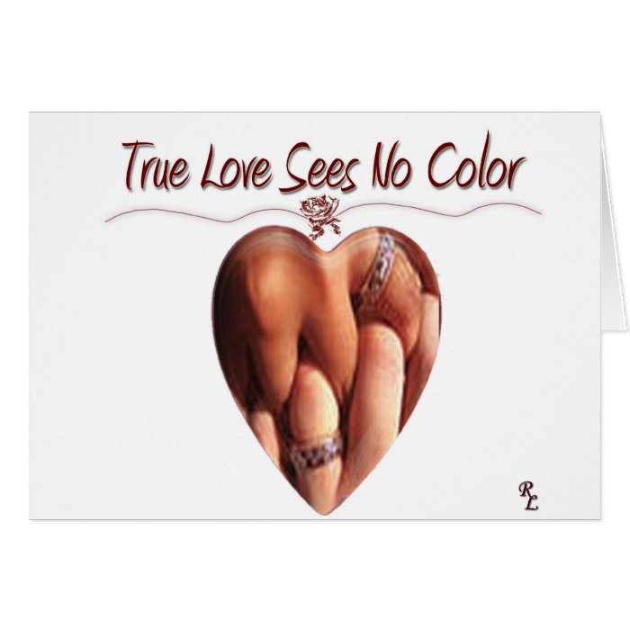 True Love Sees No Color card