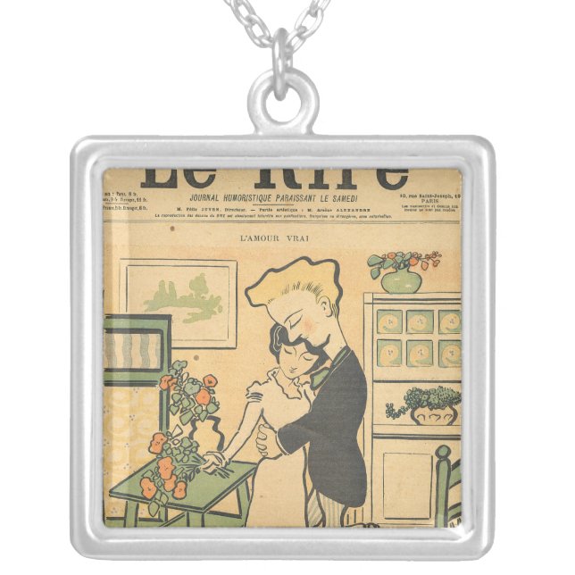 True Love Silver Plated Necklace (Front)