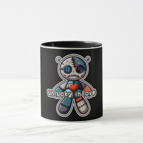 True Love Skeleton Heart Tattoo Look Mug