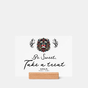 True Love Skeleton Heart Tattoo Wedding Favor  Holder