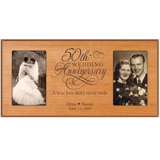 True Love Story Cherry Double Picture Frame (Front)
