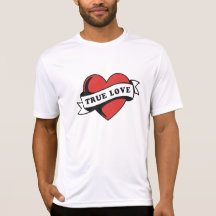 True Love Tattoo Heart | Classic Romance Design