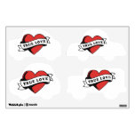True Love Tattoo Heart | Classic Romance Design Wall Decal