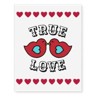 True Love Temporary Tattoos