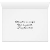 True Love wedding anniversary Cards (Inside Horizontal (Bottom))