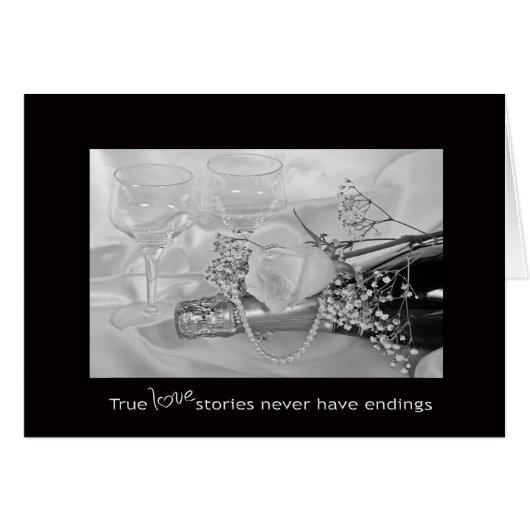 True Love wedding anniversary Cards (Front Horizontal)