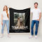 True Love Wedding Couple Photo Fleece Blanket