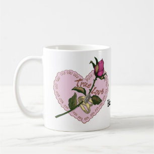 True Love wedding mugs