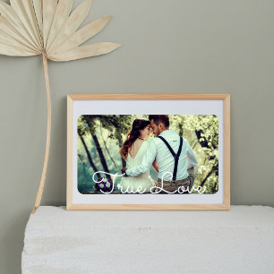 True Love Wedding Photo Poster