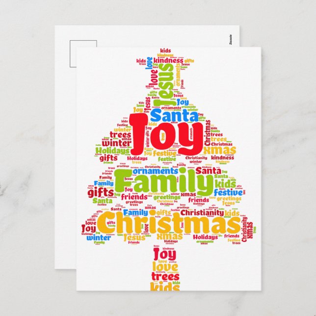 True Meaning of Christmas, Christmas Tree Card (Front/Back)