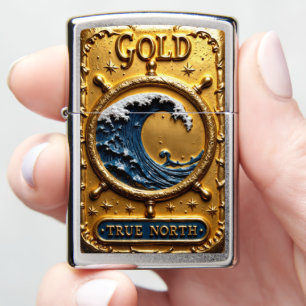 True North Golden Ocean Bullion Zippo Lighter