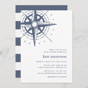 True North Nautical Bridal Shower Invitation