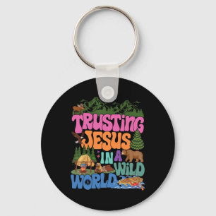 True North Vbs Trusting Jesus In A Wild World Summ Keychain