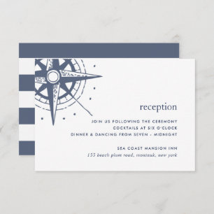 True North Wedding Reception Enclosure Card