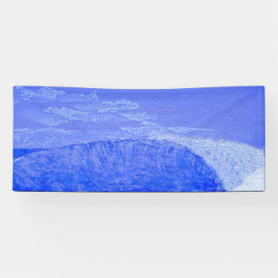 True ocean blue Banner