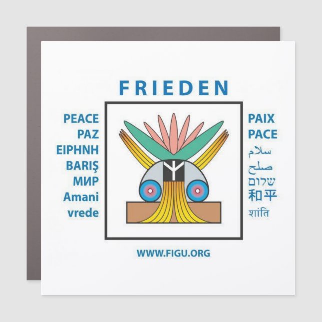 True Peace  Car Magnet (Front)