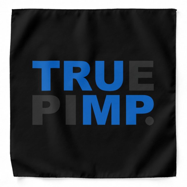 true pimp bandana (Front)