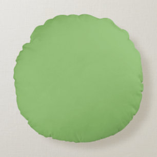 True Pistachio Green Round Pillow