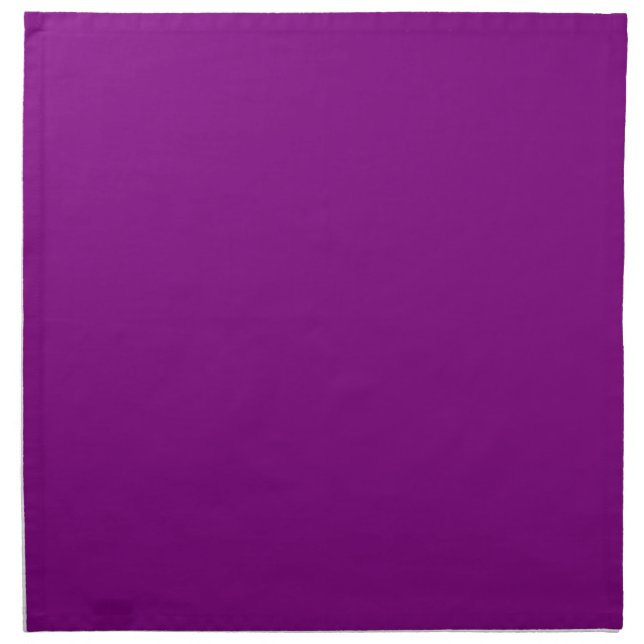 True Purple Cloth Napkin (Front)