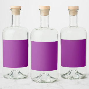 True Purple Liquor Bottle Label