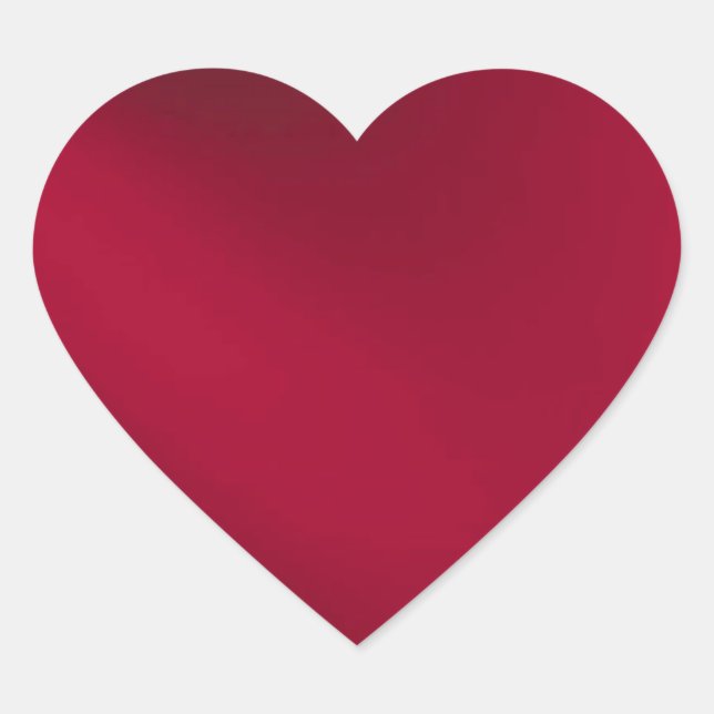 True Red Heart Seals and Stickers (Front)