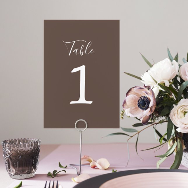 True Simplicity 1 Wedding Mushroom Table Number (Creator Uploaded)