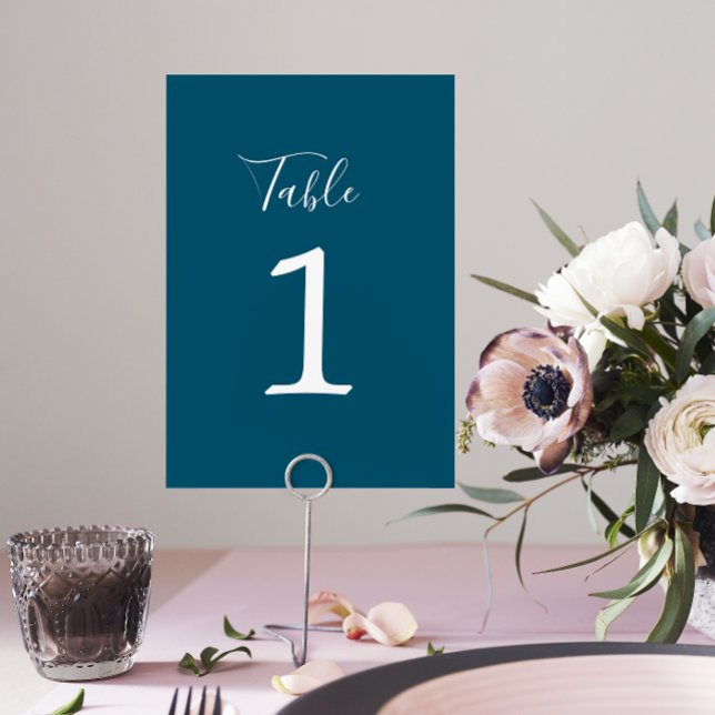 True Simplicity 1 Wedding Neptune Table Number (Creator Uploaded)