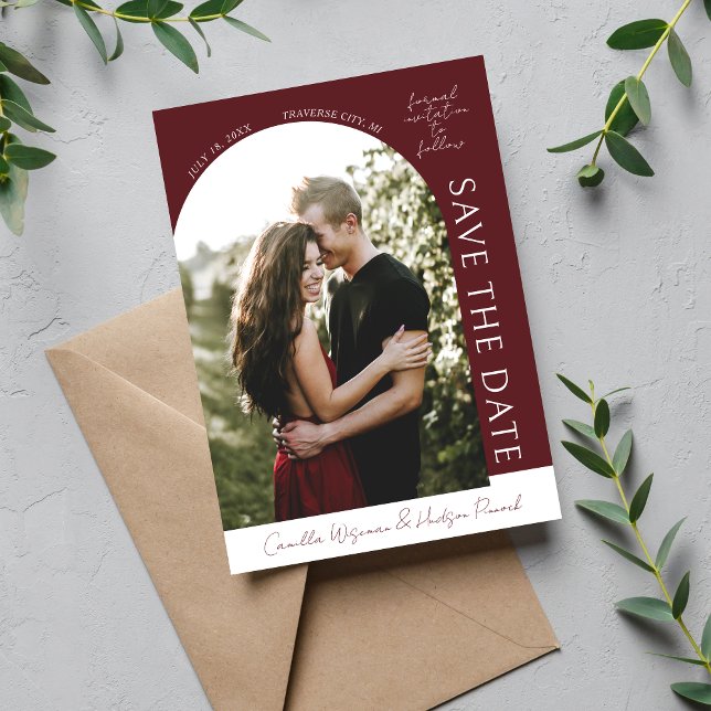 True Simplicity 4 | Dark Burgundy | Save The Date (Creator Uploaded)
