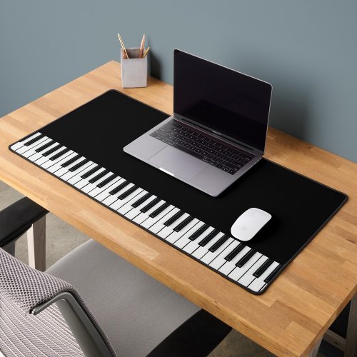 True Size Piano Keyboard  Desk Mat