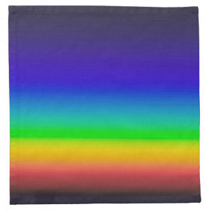 True solar spectrum cloth napkin
